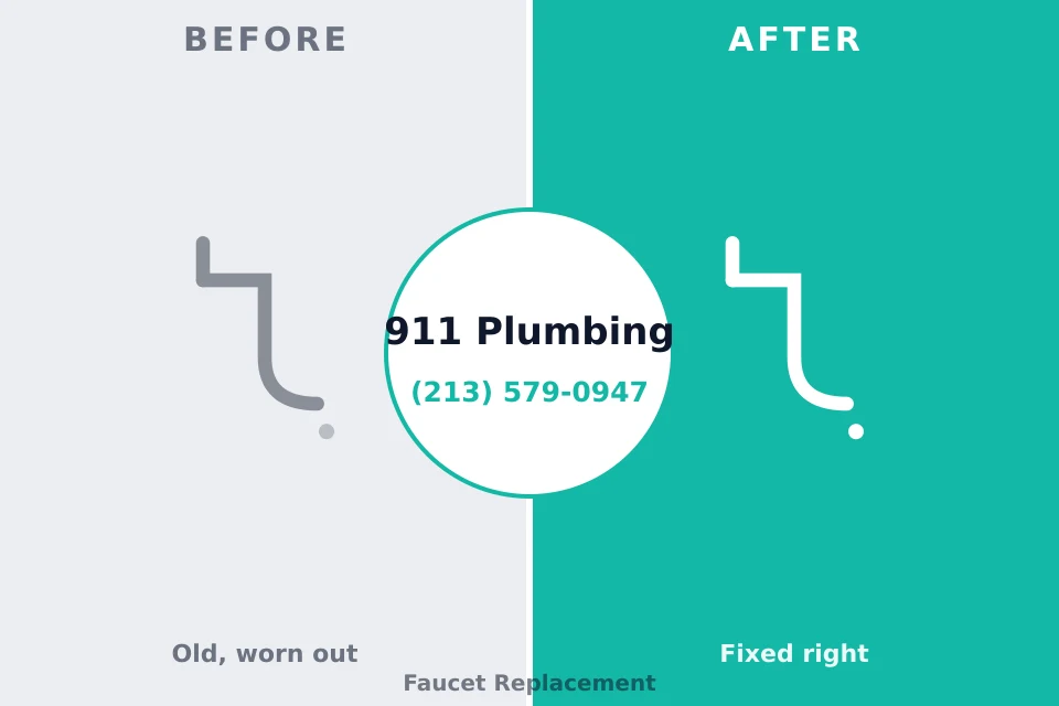 Before and after: plumbing company Anthem, AZ